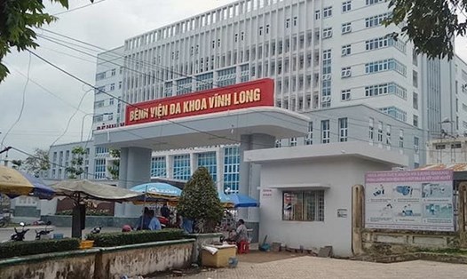 Bệnh viện Đa khoa Vĩnh Long, nơi xảy ra sự việc đau buồn trên. Ảnh: PV