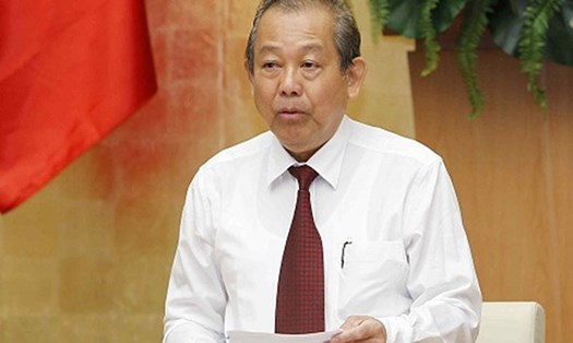Phó Thủ tướng Thường trực Trương Hòa Bình phát biểu chỉ đạo tại hội nghị. Ảnh: VGP