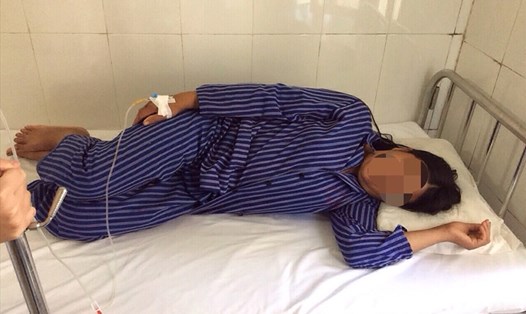 Bệnh nhân D đang bình phục tại Bệnh viện đa khoa tỉnh Lạng Sơn