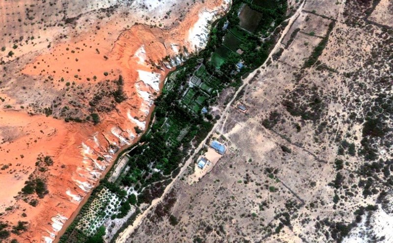 Suối Tiên nhìn từ không ảnh