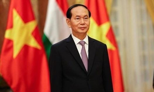 Chủ tịch Nước Trần Đại Quang. Ảnh: Sơn Tùng.