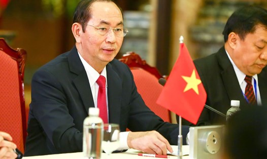 Chủ tịch Nước Trần Đại Quang. Ảnh: Sơn Tùng