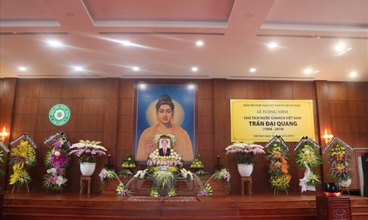 Quang cảnh lễ tưởng niệm Chủ tịch Nước Trần Đại Quang.