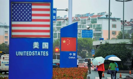 Hàng hoá Mỹ bán ở tỉnh Quảng Đông, Trung Quốc chắc chắn sẽ bị ảnh hưởng bởi vòng đánh thuế mới nhất có hiệu lực từ ngày 24.9. Ảnh: Getty Images