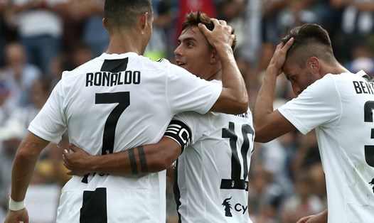 Tại Juventus, Ronaldo luôn cảm nhận được bầu không khí gia đình. Ảnh: Goal