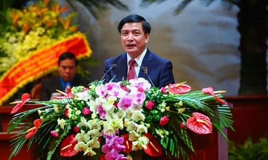 Đồng chí Bùi Văn Cường - Ủy viên Trung ương Đảng, Chủ tịch Tổng LĐLĐVN khóa XI. Ảnh: Hải Nguyễn.