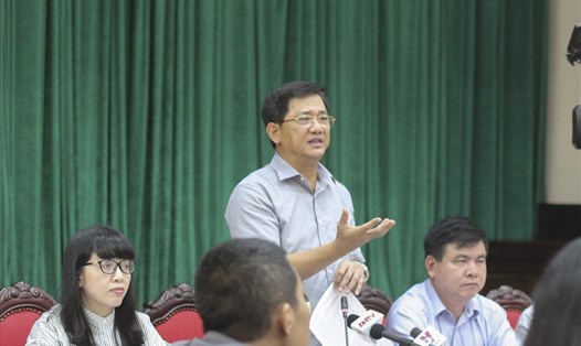 Phó Giám đốc Sở Giáo dục Đào tạo Hà Nội Phạm Xuân Tiến. Ảnh TV