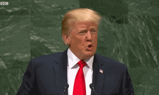Tổng thống Donald Trump phát biểu tại Liên Hợp Quốc ngày 24.9.