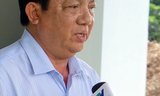 BS Nguyễn Minh Tùng, Phó giám đốc Sở Y tế Bạc Liêu khẳng định đến tháng 10 rác thải y tế sẽ được xử lý đảm bảo môi trường (ảnh Nhật Hồ)