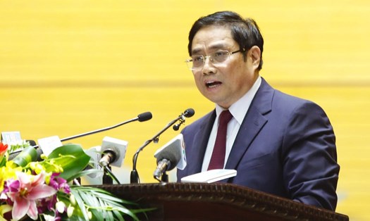 Ủy viên Bộ Chính trị, Bí thư Trung ương Đảng, Trưởng Ban Tổ chức Trung ương Phạm Minh Chính.