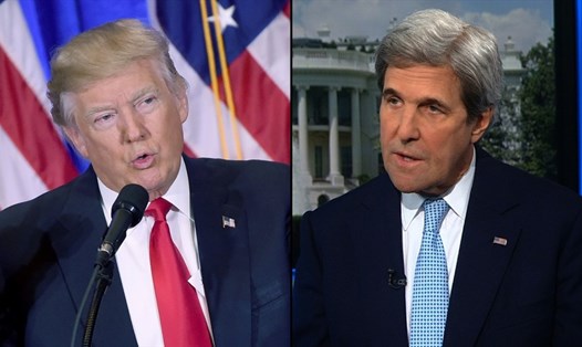 Tổng thống Donald Trump công kích ý tưởng John Kerry tranh cử năm 2020. Ảnh: CNN