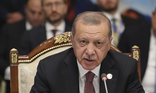 Tổng thống Thổ Nhĩ Kỳ Recep Tayyip Erdoğan. Ảnh: AP. 