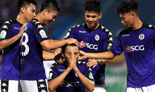 Những cầu thủ trẻ của Hà Nội đã để lại dấu ấn trong chức vô địch của Hà Nội. Ảnh: VPF 
