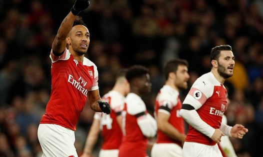 Niềm vui chiến thắng đã trở lại với Arsenal. Ảnh: Reuters.