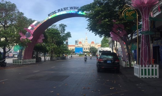 Đường Nguyễn Huệ sẽ cấm các phương tiện lưu thông để phục vụ cho lễ kỷ niệm 100 nghệ thuật sân khấu cải lương.