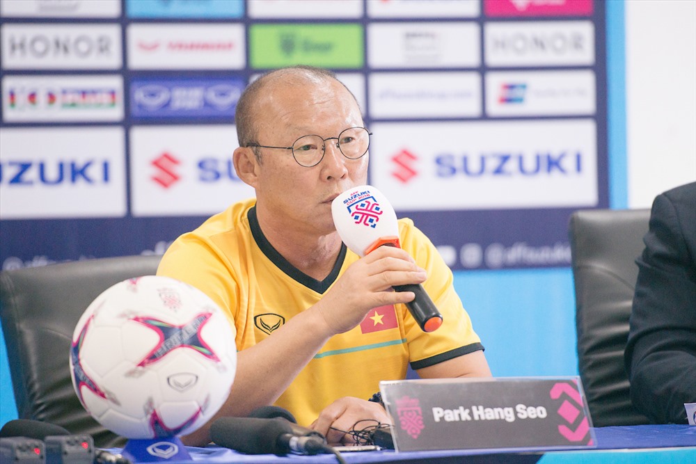 HLV Park Hang-seo thừa nhận ĐT Việt Nam đã chơi hết sức mình trước một đối thủ Iran đẳng cấp hàng đầu Châu Á. Ảnh: AFF