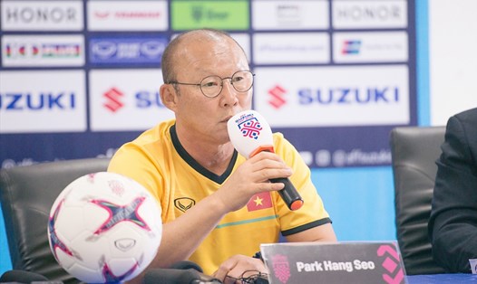 HLV Park Hang-seo thừa nhận ĐT Việt Nam đã chơi hết sức mình trước một đối thủ Iran đẳng cấp hàng đầu Châu Á. Ảnh: AFF