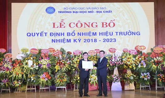 GS-TS Trần Thanh Hải được bổ nhiệm làm Hiệu trưởng Trường Đại học Mỏ Địa chất. 