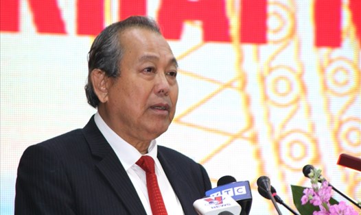 Phó Thủ tướng Trương Hòa Bình phát biểu chỉ đạo tại hội nghị. Ảnh: Thùy Linh