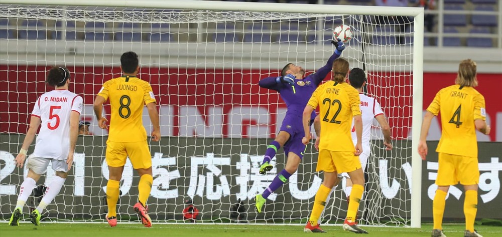 Trận đấu giữa Australia và Syria diễn ra vô cùng kịch tính. Ảnh AFC