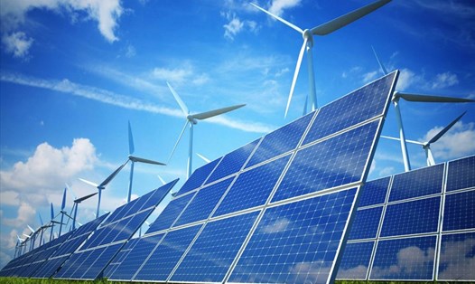 Kế hoạch phát triển Dự án điện mặt trời, điện gió tại Côn Đảo đang được một doanh nghiệp thực hiện.  Ảnh: Đ.L
