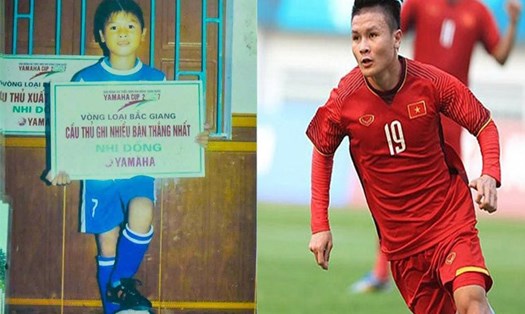 ăm 2008, Quang Hải 11 tuổi. Cậu bé người Đông Anh lọt vào Top 10 cầu thủ tiêu biểu của giải bóng đá Nhi đồng toàn quốc do YAMAHA tổ chức tại Nhà thi đấu thành phố Buôn Ma Thuột. 