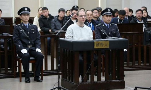 Công dân Canada Robert Schellenberg bị toà án Trung Quốc tuyên án tử hình hôm 14.1. Ảnh: Reuters