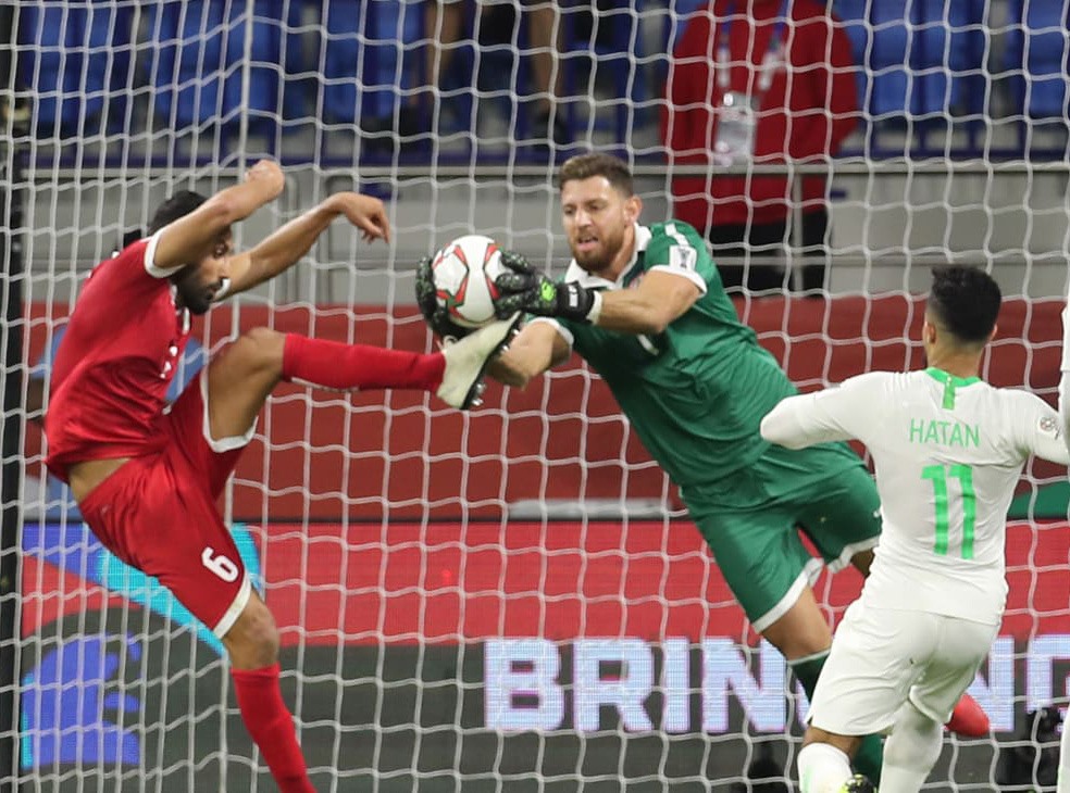 ĐT Lebanon chỉ giành chiến thắng 4-1 trước Triều Tiên, qua đó giúp ĐT Việt Nam hưởng lợi với tấm vé vào vòng 1/8 Asian Cup 2019. Ảnh: AFC