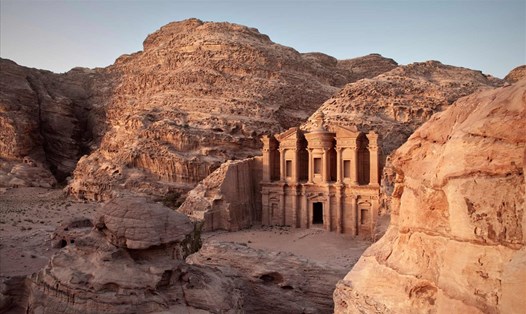 Một địa điểm ở thành phố cổ Petra của Jordan. Ảnh: Alamy.