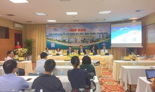 Họp báo công bố Năm Du lịch quốc gia 2019 Nha Trang - Khánh Hòa.
