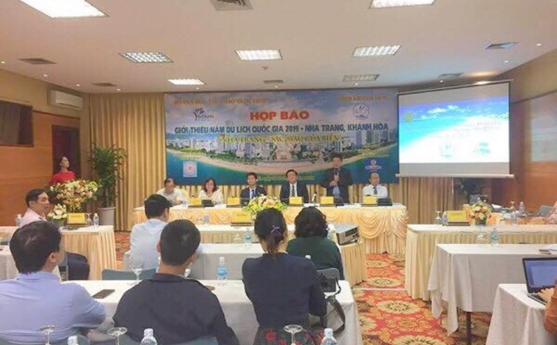 Họp báo công bố Năm Du lịch quốc gia 2019 Nha Trang - Khánh Hòa.