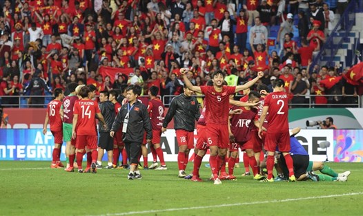 trang chủ FIFA gọi trận thắng của ĐT Việt Nam trước ĐT Jordan là một chiến thắng lịch sử. Ảnh: FIFA