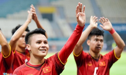 Cầu thủ Nguyễn Quang Hải, đội tuyển quốc gia Việt Nam đang nhận được nhiều sự yêu mến không chỉ của người hâm mộ bóng đá Việt Nam, mà cả của bạn bè trong khu vực. Ảnh: Zing 