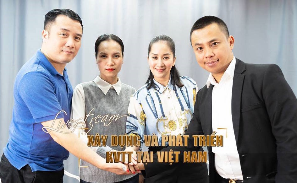 Khánh Thi và các ngôi sao dancesport Việt Nam.