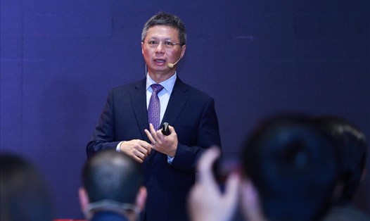 Ông Nguyễn Lê Quốc Anh - Tổng giám đốc Techcombank. Ảnh Nguyễn Hải
