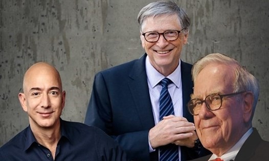 Top tỉ phú thế giới vẫn là những cái tên quen thuộc gồm Jeff Bezos của Amazon, Bill Gates của Microsoft, nhà đầu tư Warren Buffet...