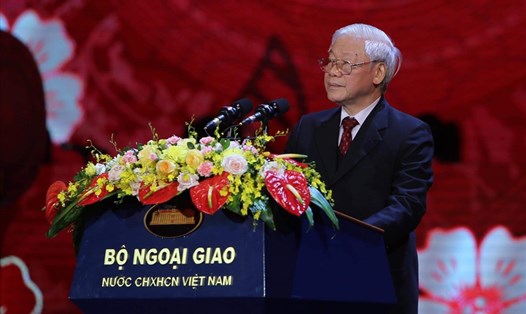 Tổng Bí thư, Chủ tịch Nước Nguyễn Phú Trọng. Ảnh: Hồng Nguyễn.