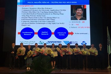 ĐH Quốc gia TPHCM tặng thưởng các cá nhân có thành tích cao trong hoạt động nghiên cứu khoa học năm 2018. 