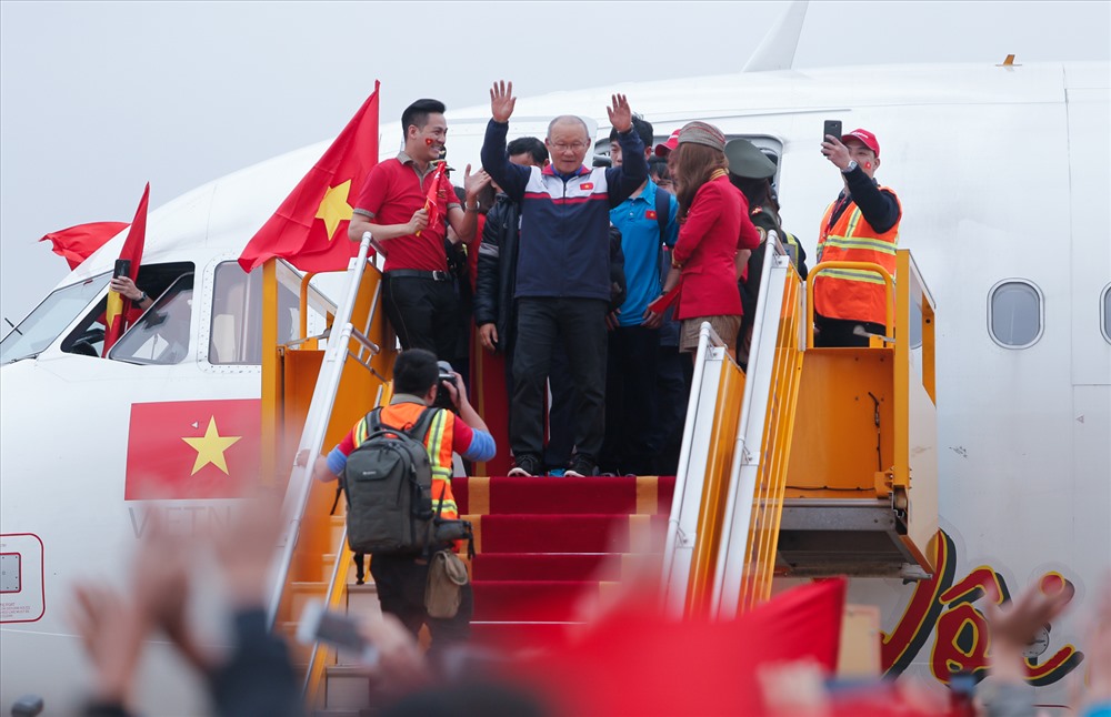 HLV Park Hang-seo sẽ dành những năm cuối của sự nghiệp để gây dựng cùng BĐVN. Ảnh: Đăng Huỳnh