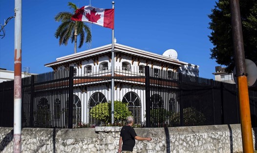Đại sứ quán Canada tại Cuba. Ảnh: AP