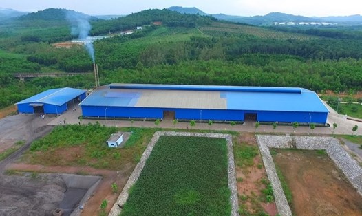 Nhà máy xử lý rác huyện Nghĩa Đàn-Nghệ An. Ảnh: PV