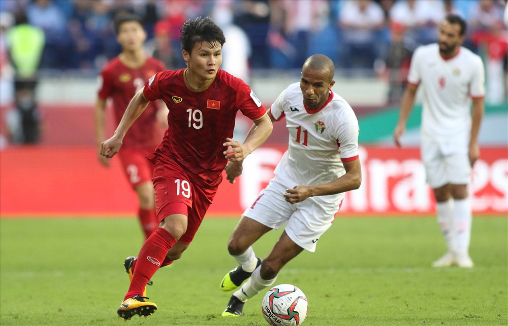 Quang Hải tại ASIAN Cup 2019. Ảnh: HỮU PHẠM