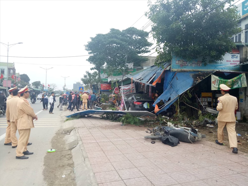 Hiện trường vụ tai nạn