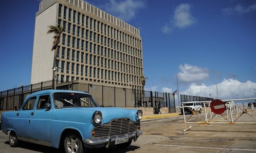 Đại sứ quán Mỹ ở Cuba, nơi căn bệnh bí ẩn được báo cáo. Ảnh: AFP.