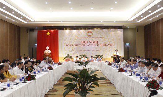 Khai mạc Hội nghị lần thứ 15 Đoàn Chủ tịch Ủy ban Trung ương MTTQ Việt Nam (khóa VIII)