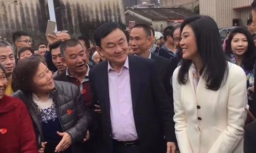 Hình ảnh mới nhất của anh em ông Thaksin. Ảnh: SCMP. 