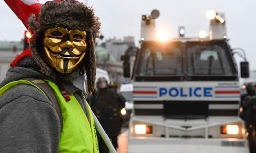 Các cuộc biểu tình chống chính phủ đã nổ ra ở Pháp trong bảy tuần (Ảnh: AFP)