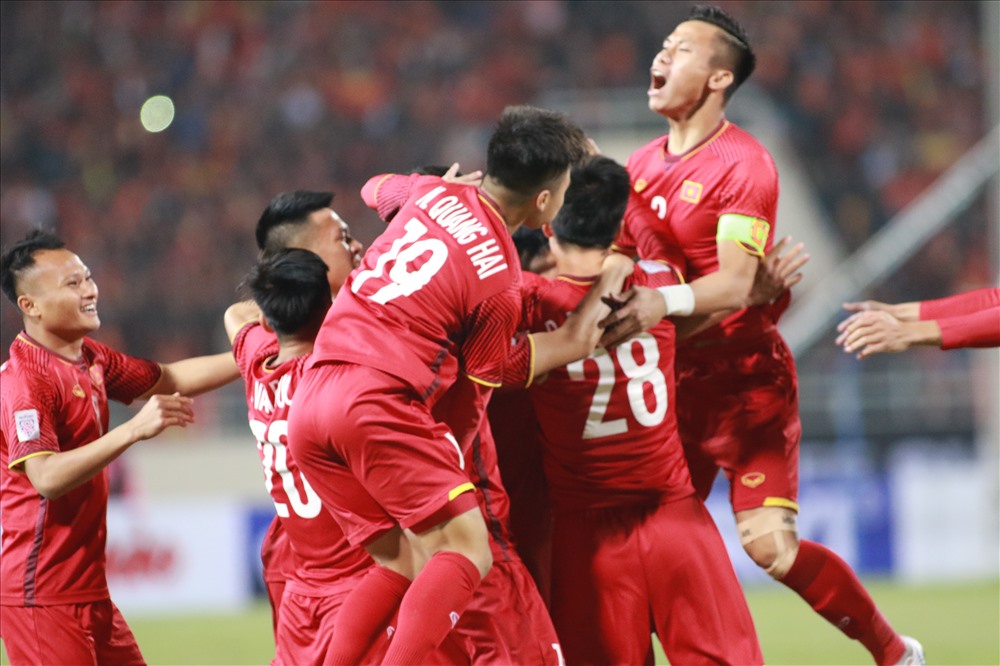 ĐT Việt Nam vô địch AFF Cup 2018. Ảnh: H.A