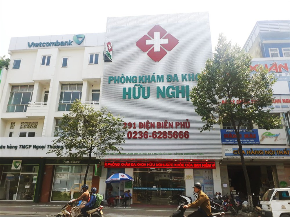 Phòng khám Hữu Nghị bị tước giấy phép hoạt động 4,5 tháng. Ảnh: TT