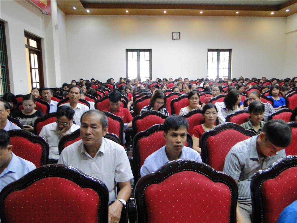 Các đại biểu tham dự tập huấn nghiệp vụ công tác công đoàn. Ảnh: B.Mạnh